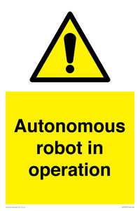 WV7858: Autonomous robot in operation
