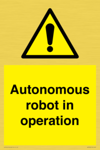 WV7858: Autonomous robot in operation