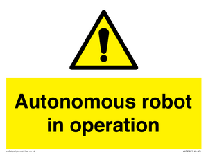 WV7858: Autonomous robot in operation
