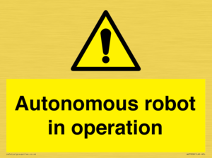 WV7858: Autonomous robot in operation
