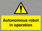 WV7858: Autonomous robot in operation