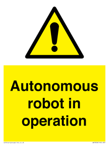 WV7858: Autonomous robot in operation