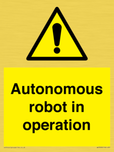 WV7858: Autonomous robot in operation