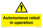 WV7858: Autonomous robot in operation