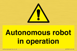 WV7858: Autonomous robot in operation