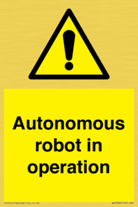 WV7858: Autonomous robot in operation