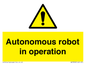 WV7858: Autonomous robot in operation