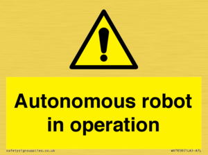 WV7858: Autonomous robot in operation