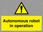 WV7858: Autonomous robot in operation