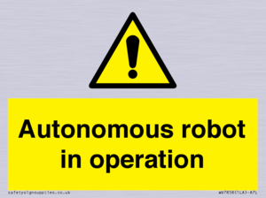 WV7858: Autonomous robot in operation