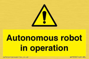 WV7858: Autonomous robot in operation