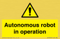WV7858: Autonomous robot in operation
