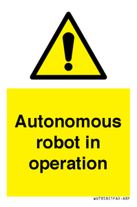 WV7858: Autonomous robot in operation