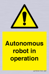 WV7858: Autonomous robot in operation