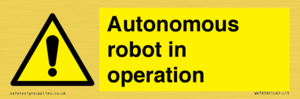 WV7858: Autonomous robot in operation
