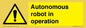 WV7858: Autonomous robot in operation