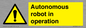 WV7858: Autonomous robot in operation