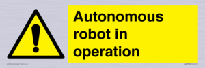 WV7858: Autonomous robot in operation
