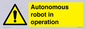 WV7858: Autonomous robot in operation