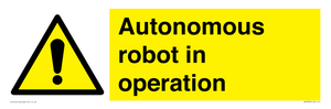 WV7858: Autonomous robot in operation