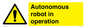 WV7858: Autonomous robot in operation