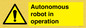 WV7858: Autonomous robot in operation