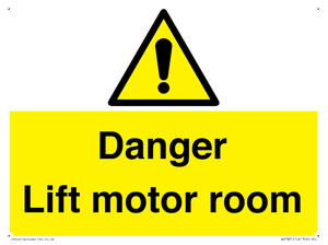 WV7881: Danger Lift motor room
