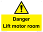 WV7881: Danger Lift motor room
