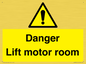 WV7881: Danger Lift motor room