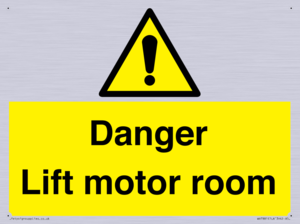 WV7881: Danger Lift motor room