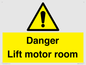 WV7881: Danger Lift motor room