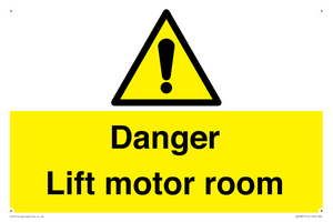 WV7881: Danger Lift motor room