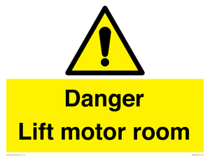 WV7881: Danger Lift motor room