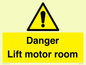 WV7881: Danger Lift motor room