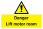 WV7881: Danger Lift motor room