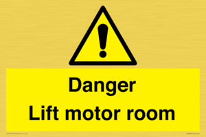 WV7881: Danger Lift motor room