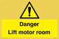 WV7881: Danger Lift motor room