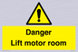 WV7881: Danger Lift motor room