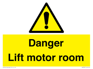 WV7881: Danger Lift motor room