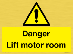 WV7881: Danger Lift motor room