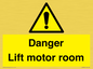 WV7881: Danger Lift motor room
