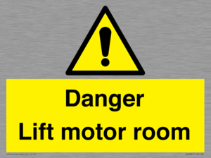 WV7881: Danger Lift motor room