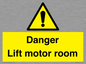 WV7881: Danger Lift motor room