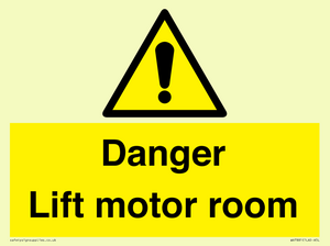 WV7881: Danger Lift motor room