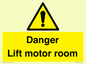 WV7881: Danger Lift motor room