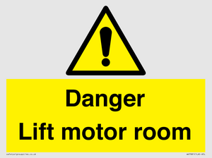 WV7881: Danger Lift motor room