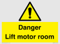 WV7881: Danger Lift motor room