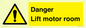 WV7881: Danger Lift motor room