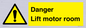 WV7881: Danger Lift motor room
