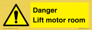 WV7881: Danger Lift motor room